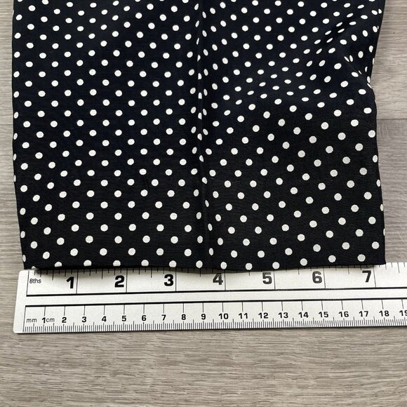 Vintage Oh Mamma Designs Womens Pants Size Medium Black With White Polka Dots - Picture 4 of 11